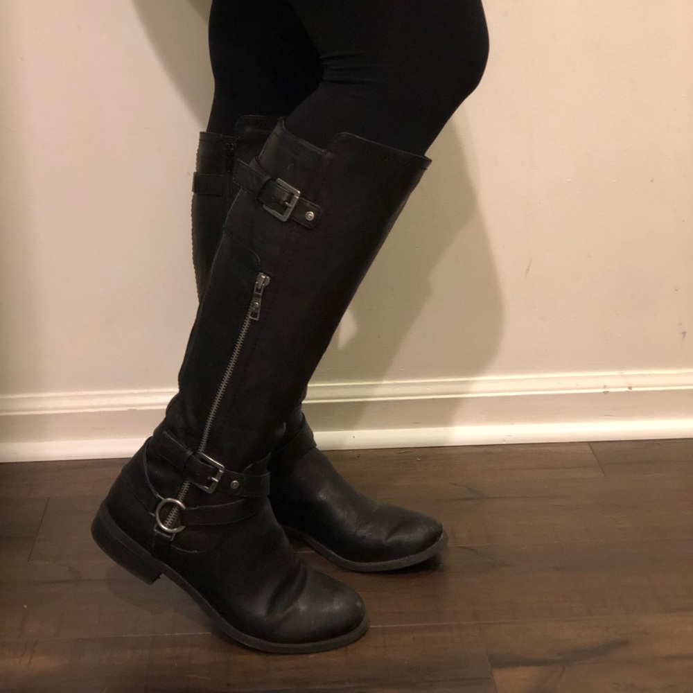 Guess Moto boots knee high